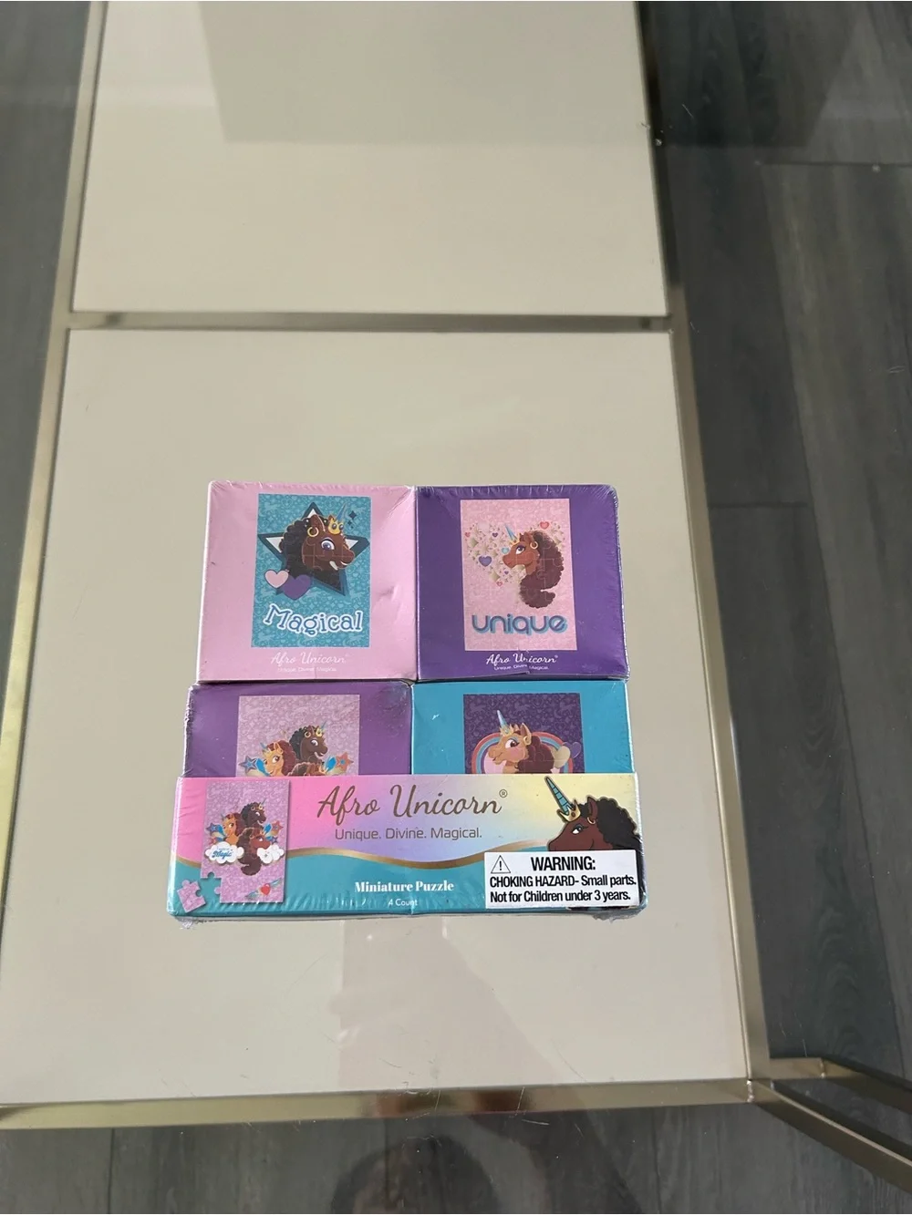 Miniature Puzzle Set - Pink & Purple